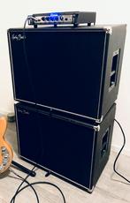 Ampeg Portaflex PF-350 basversterker, 2x Harley Benton cabin, Ophalen, Gebruikt, Basgitaar, 100 watt of meer