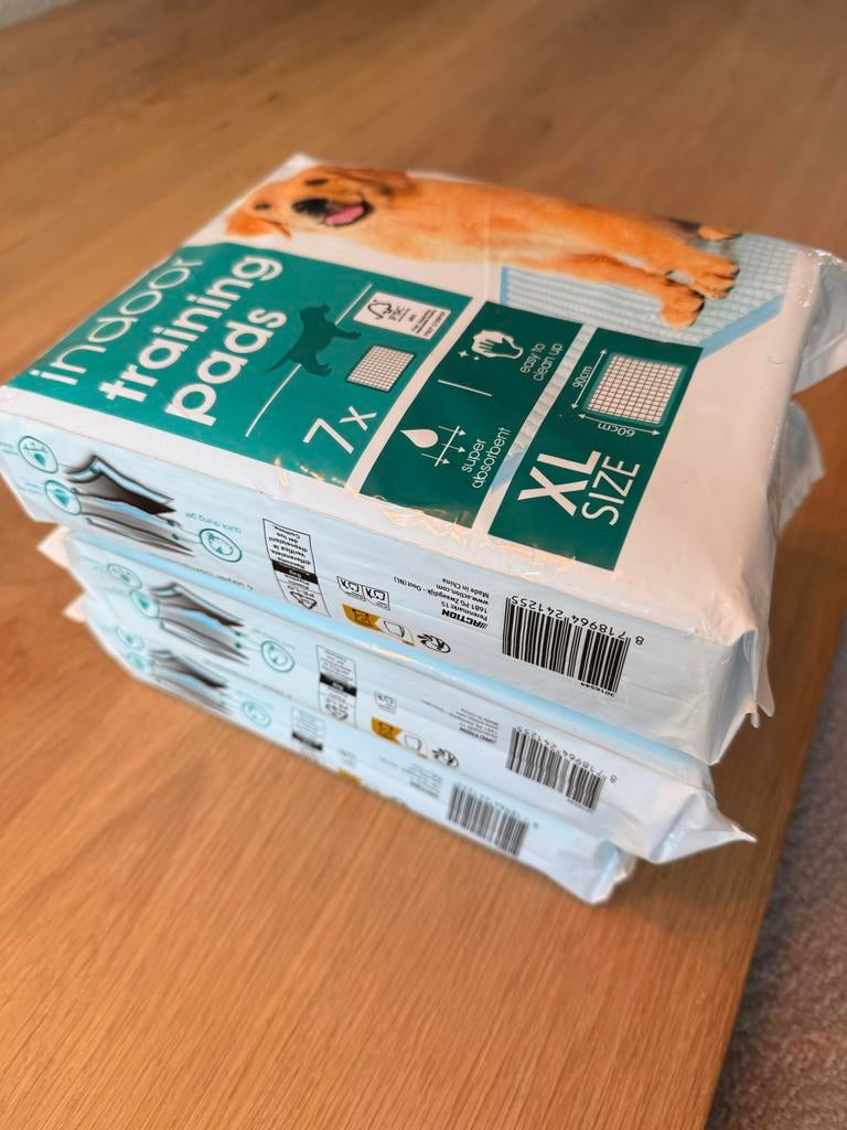 3 pakken puppy pads nieuw, Ophalen of Verzenden, Nieuw