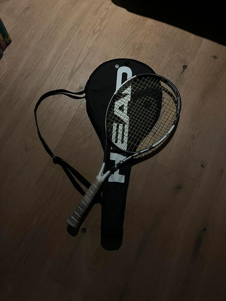 HEAD tennisracket met hoes, Sport en Fitness, Tennis, Gebruikt, Racket, Head, Ophalen of Verzenden