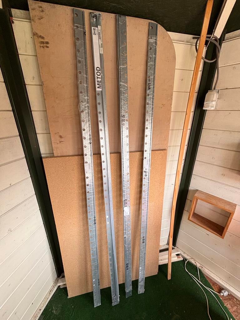 IKEA Metod ophangrails 2 meter - 4 stuks nieuw, Ophalen, Nieuw