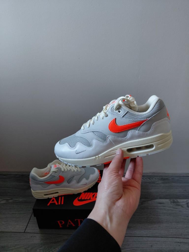 Nike Air Max 1 x Patta maat - 42.5, Ophalen, Overige kleuren, Nike, Nieuw