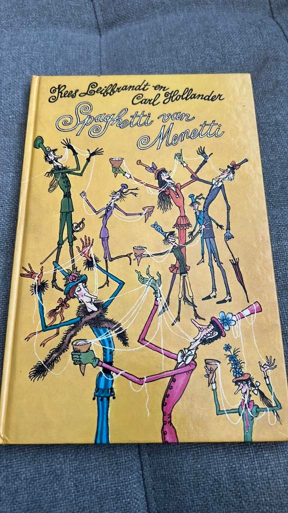 Kees Leibbrandt Carl Hollander Spaghetti van Menetti, Ophalen of Verzenden, Gelezen, Fictie algemeen
