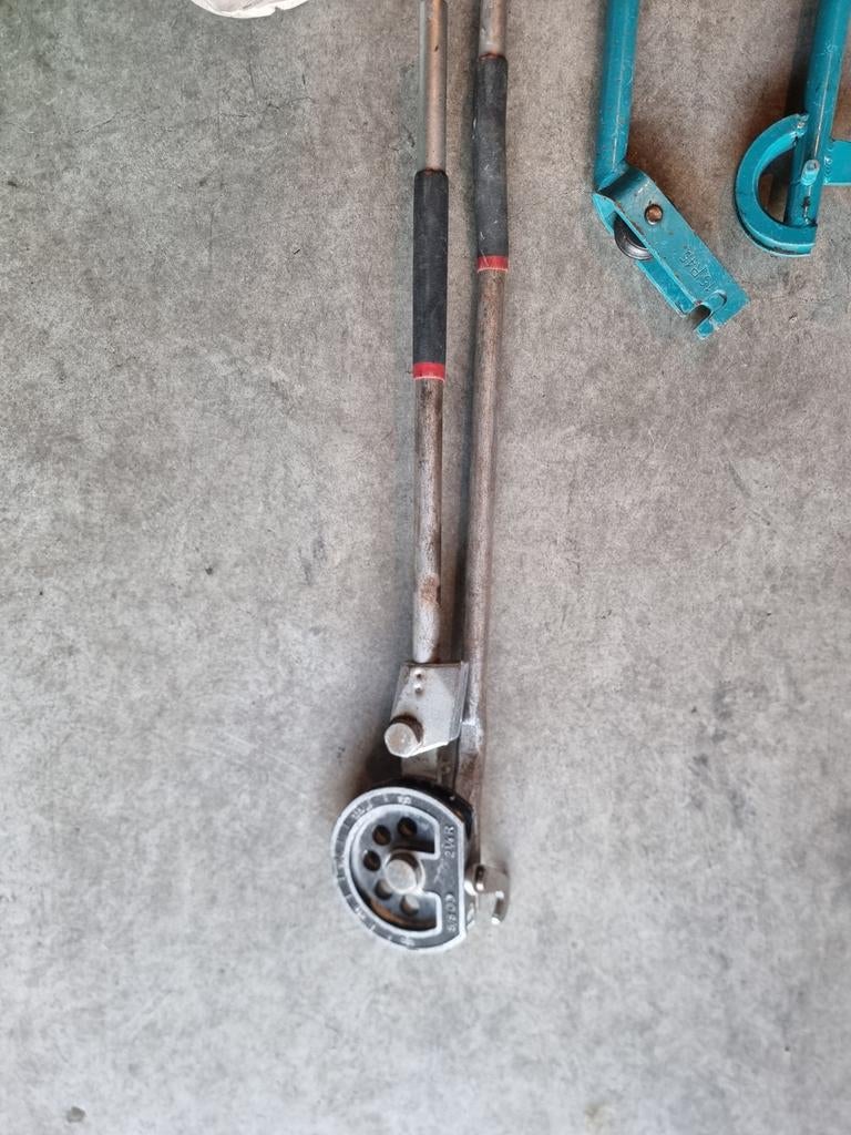 Buigtangenset voor buizen en leidingen, Ophalen of Verzenden, Gebruikt