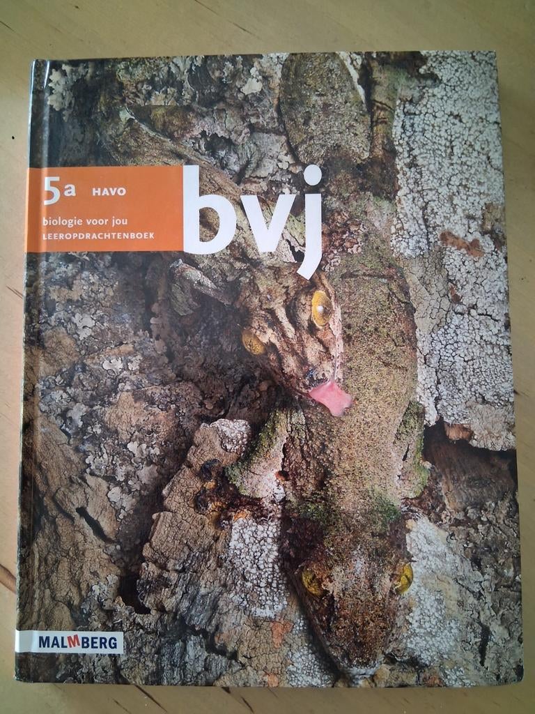 Biologie 5a HAVO leeropdrachtenboek Malmberg, Ophalen of Verzenden