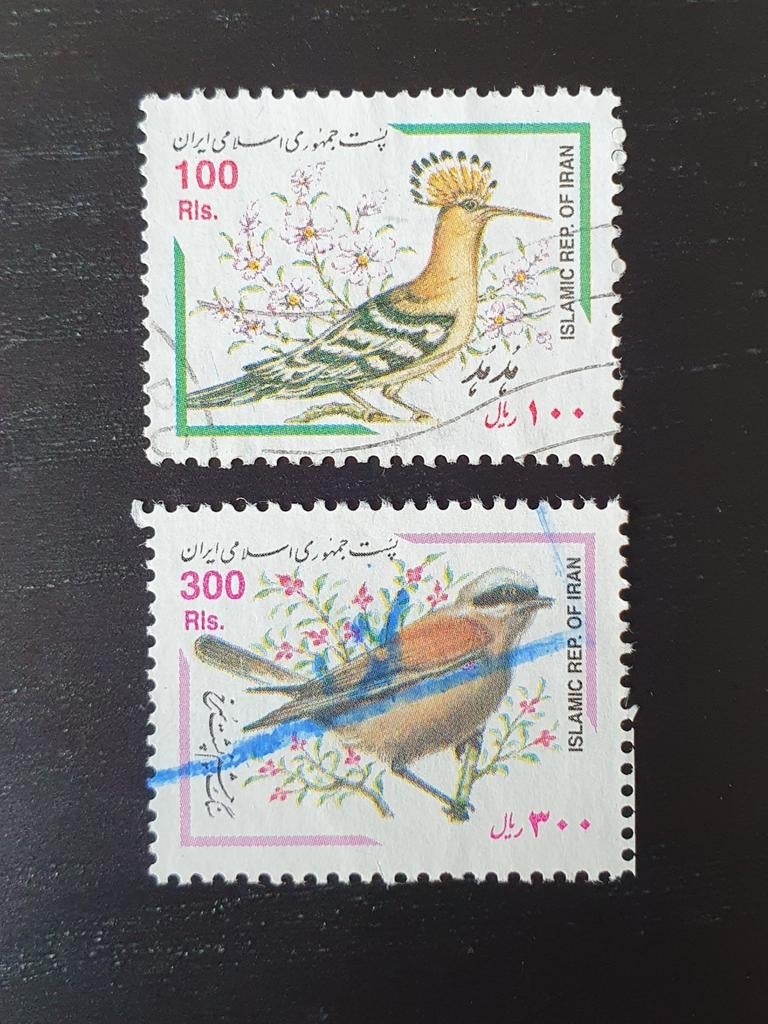 Iran 2000 Vogels Michel 2827-2828 gestempeld, Verzenden, Gestempeld, Dier of Natuur