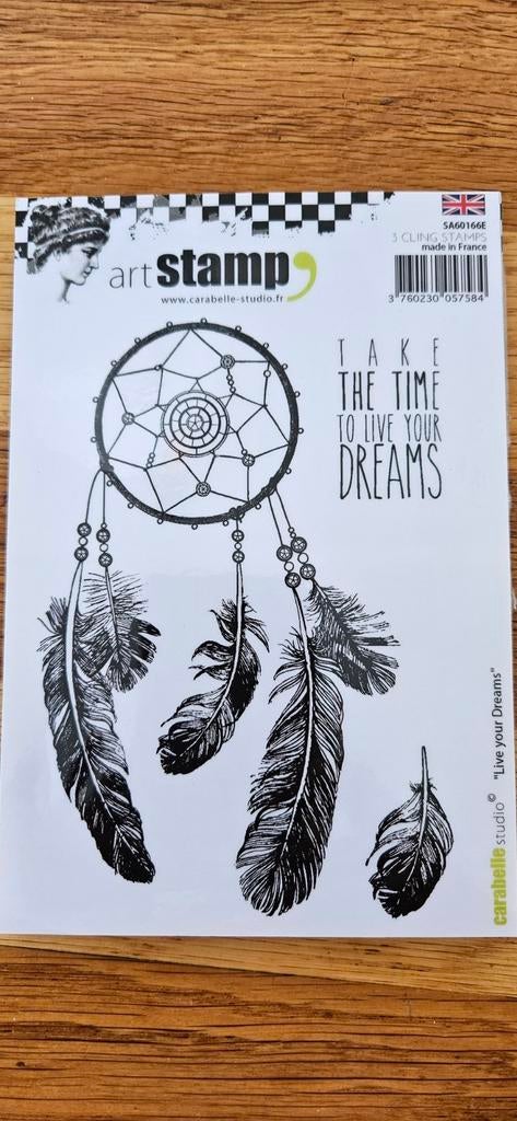 Carabelle Studio "Live your dreams", Ophalen of Verzenden, Zo goed als nieuw, EZ-mounted stempel
