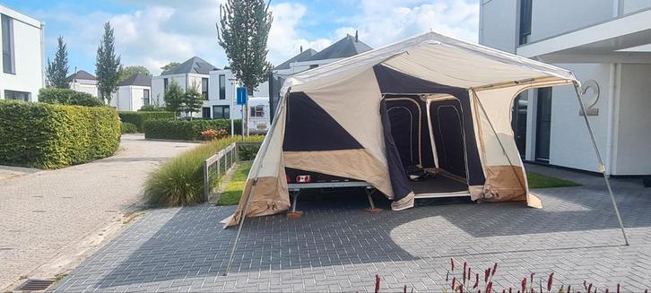 Zeer nette Trigano Alpha vouwwagen 2018, Caravans en Kamperen, Vouwwagens, Ophalen