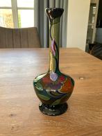 Gouda Zuid-Holland Plateel Vaas - Bloemmotief, Antiek en Kunst, Ophalen of Verzenden