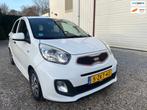 Kia Picanto 1.0 CVVT X-treme LEER.CLIMA.LED.NAP!, Auto's, Voorwielaandrijving, Euro 5, Gebruikt, Zwart