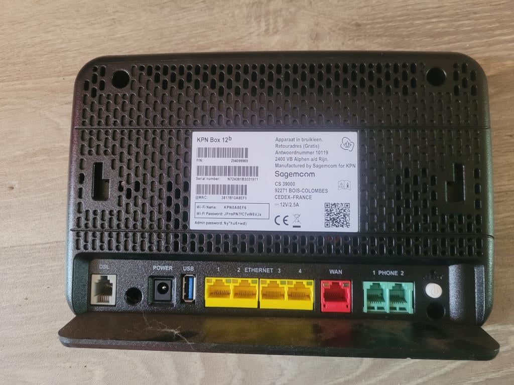 KPN DIW7022 decoder met afstandsbediening en Box 12b, Ophalen of Verzenden, Zo goed als nieuw, Decoder