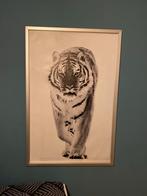 IKEA wanddecoratie tijger - zwart-wit, Huis en Inrichting, Ophalen, Zo goed als nieuw