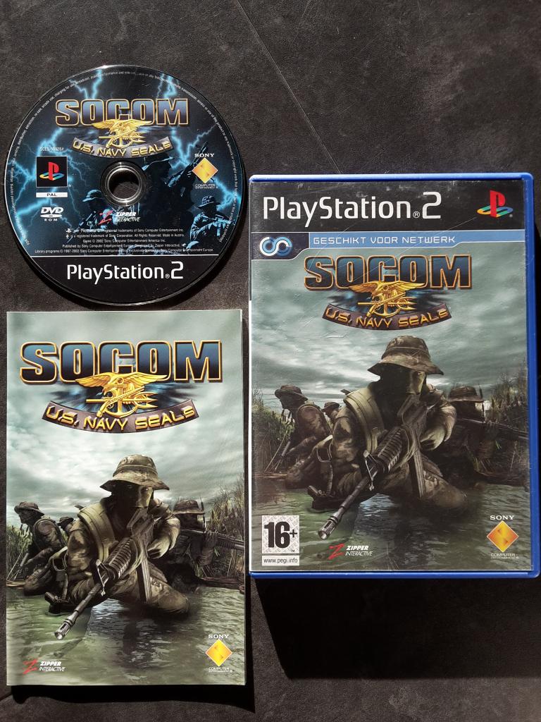 PS2 - SOCOM U.S. Navy Seals - PlayStation 2 Tactical Shooter, Shooter, 1 speler, Ophalen of Verzenden, Zo goed als nieuw