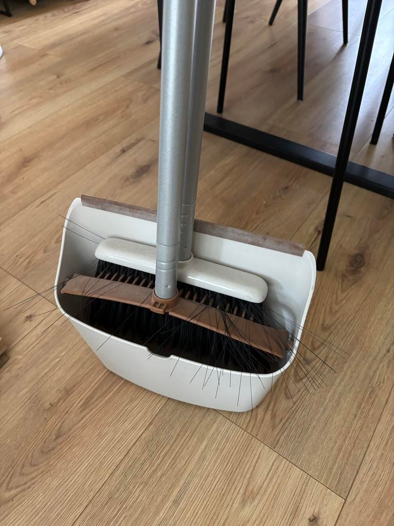 Bezem met opveegbak - Handig voor snel schoonmaken, Ophalen, Bezem of Borstel