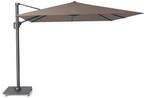 Nieuwe grote taupe zweefparasol 360 graden draaien 3m, Tuin en Terras, Parasols, Ophalen, Nieuw, Zweefparasol, Verstelbaar
