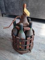 Wijnrek incl 5x fles Faustino I Tinto Gran Reserva 1975, Ophalen, Gebruikt, Spanje, Rode wijn