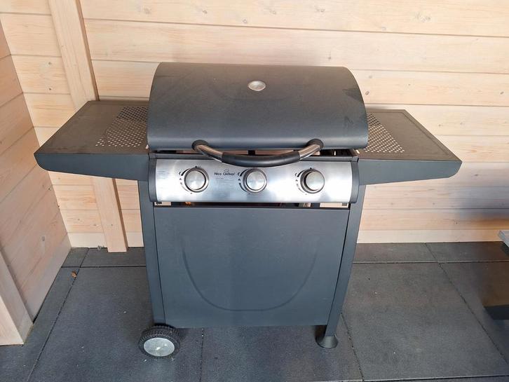 Nice Cooker Gasbarbecue met Zijtafels, Tuin en Terras, Gasbarbecues, Gebruikt, Ophalen