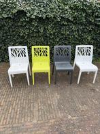 Tuinstoelen te koop 4stuks, Tuin en Terras, Ophalen of Verzenden, Zo goed als nieuw, Kunststof