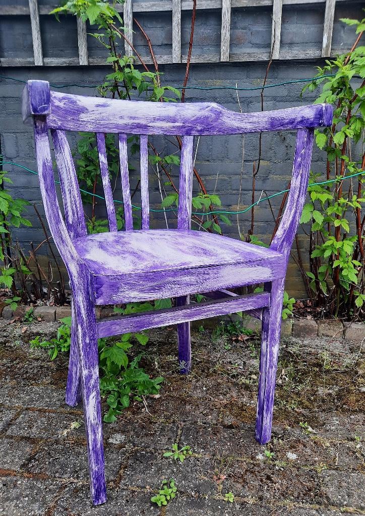 unieke vintage caféstoel met armleuning, Antiek en Kunst, Ophalen