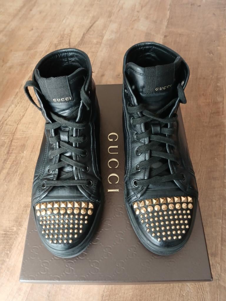 Gucci zwarte sneakers met studs - Maat 36, Ophalen of Verzenden