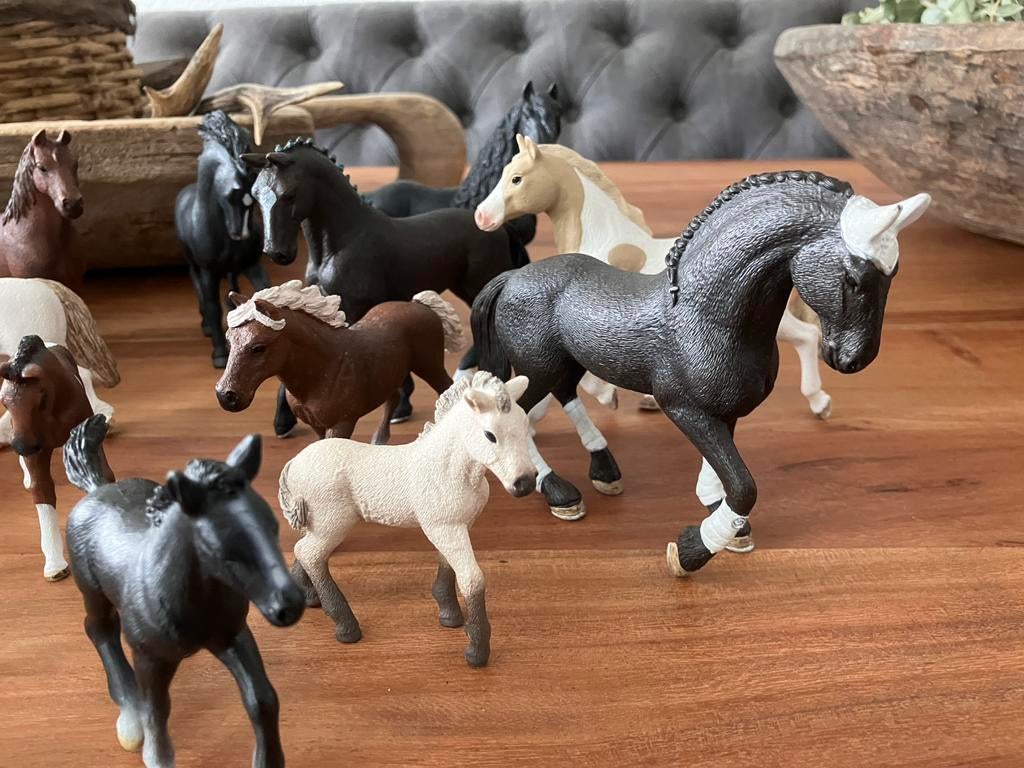 Schleich paarden z.g.a.n., Ophalen of Verzenden, Zo goed als nieuw, Paard, Beeldje of Figuurtje