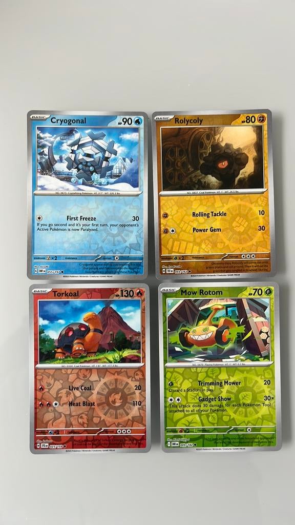 Pokemon common reverse holo, Ophalen of Verzenden, Zo goed als nieuw, Meerdere kaarten