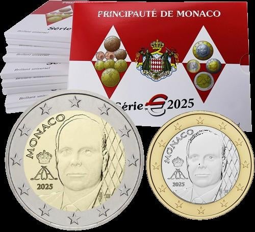 Euro munten set Monaco 2025, Ophalen of Verzenden, Monaco, Setje