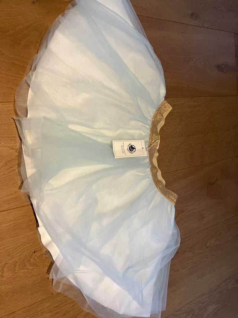 Blauw/goud rokje, Kinderen en Baby's, Kinderkleding | Maat 140, Ophalen, Zo goed als nieuw, Meisje, Jurk of Rok