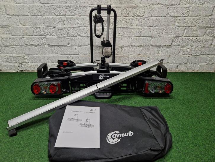 ZGAN ANWB Touring Flex Plus fietsendrager + Oprijgoot + Tas, Auto diversen, Fietsendragers, Zo goed als nieuw, Trekhaakdrager