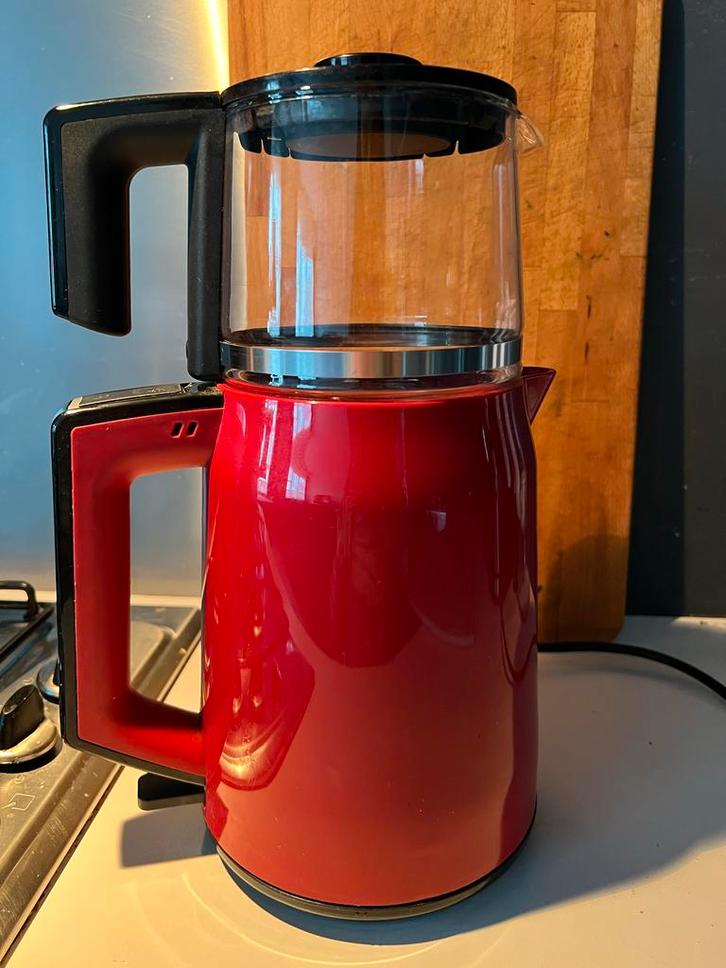 Arçelik theemachine / waterkoker, Witgoed en Apparatuur, Waterkokers, Gebruikt, 1 tot 2 liter, Ophalen