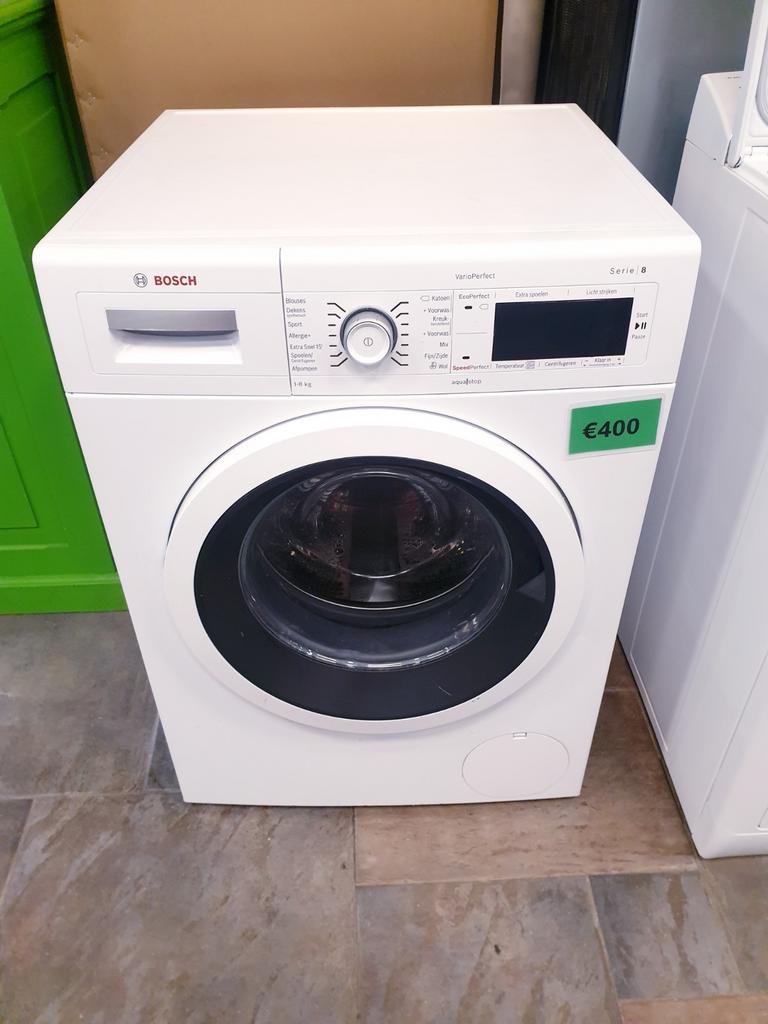 Wasmachine ️Bosch 8kg️️️️️️️️ ️️Serie8 A+++ INC GARANTIE, Ophalen, Minder dan 85 cm, Zo goed als nieuw, Voorlader