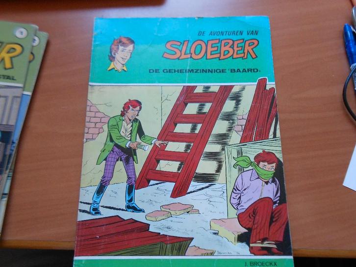 Sloeber nr. 1 De geheimzinnige baard 1976 J. Broeckx, Boeken, Stripboeken, Gelezen, Eén stripboek, Ophalen of Verzenden