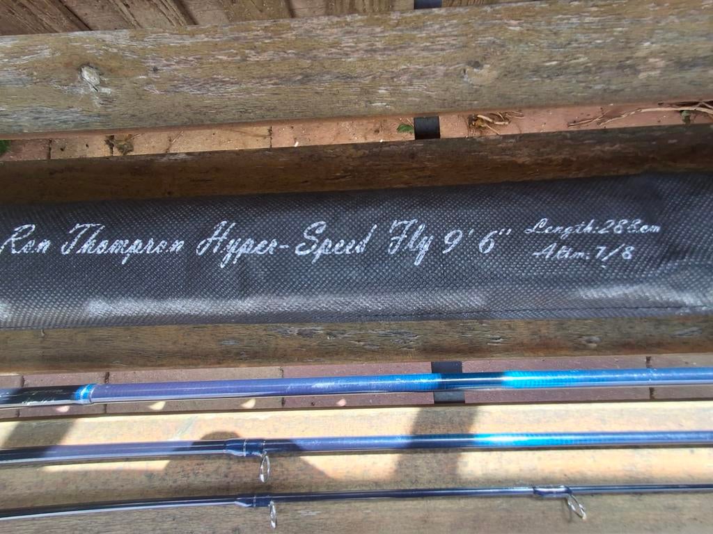 Ron Thompson Hyper-Speed Fly 9'6" Vliegvishengel, Ophalen, Gebruikt, Werphengel