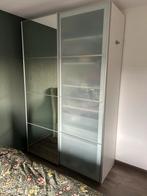 Pax kast met schuifdeuren, Huis en Inrichting, Kasten | Kledingkasten, Ophalen, 100 tot 150 cm, 200 cm of meer, Glas