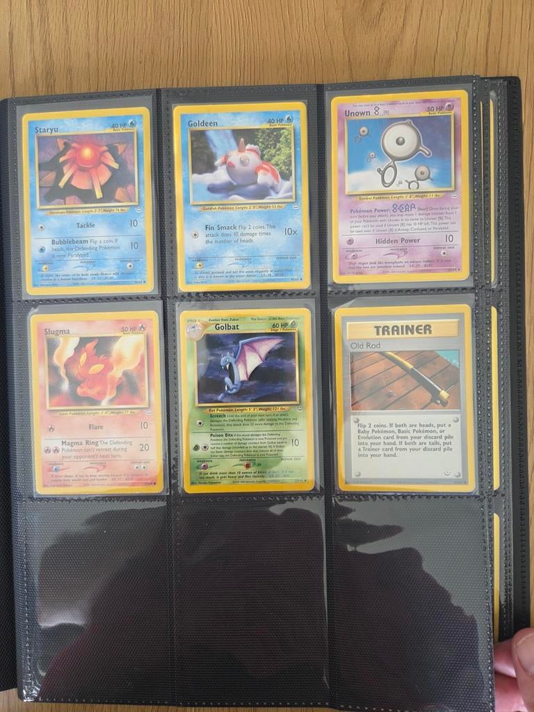 Pokémon kaarten Neo Revelation, Ophalen of Verzenden, Gebruikt, Meerdere kaarten