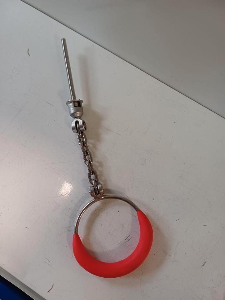 RVS turnring/hangring met rubberen handgreep nr. 634, Kinderen en Baby's, Speelgoed | Buiten | Speeltoestellen, Nieuw, Ophalen