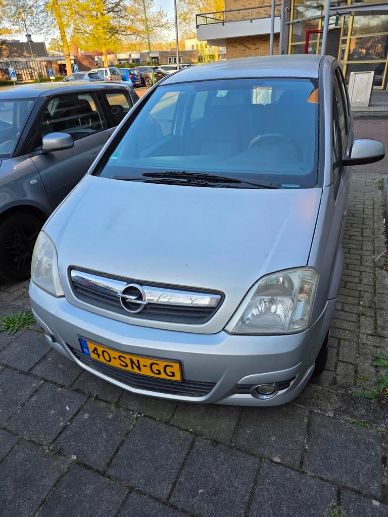 Opel Meriva 1.8 16V 2006 Grijs, Auto's, Opel, Particulier, Meriva, Benzine, E, MPV, Handgeschakeld, Origineel Nederlands, Zilver of Grijs