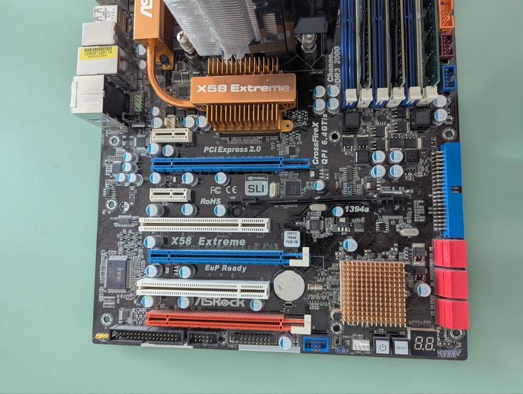 ASRock x58 extreme + i7 920, Computers en Software, Moederborden, Ophalen, DDR3