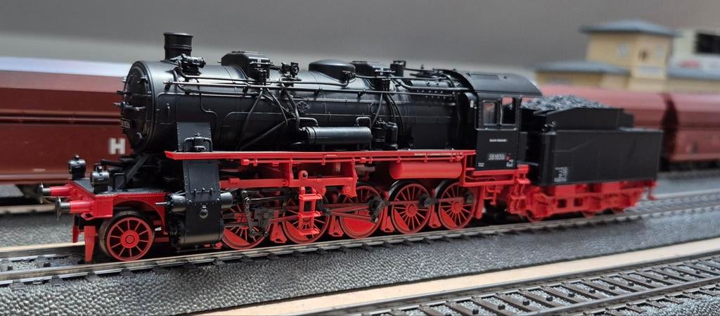 Marklin 37589 BR58 MFX full sound insider telex zgan in ovp, Wisselstroom, Locomotief, Ophalen of Verzenden, Zo goed als nieuw