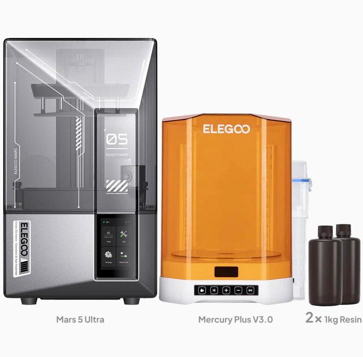 3D printer - Mars 5 Ultra Complete Bundle - MercuryplusV3.0, Computers en Software, 3D Printers, Nieuw, Ingebouwde Wi-Fi, Ophalen