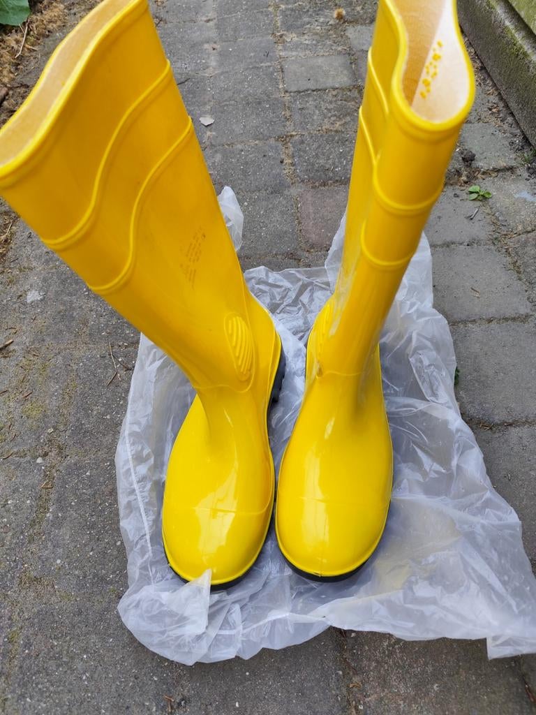Laarzen geel s3, Tuin en Terras, Werkkleding, Ophalen of Verzenden, Laarzen