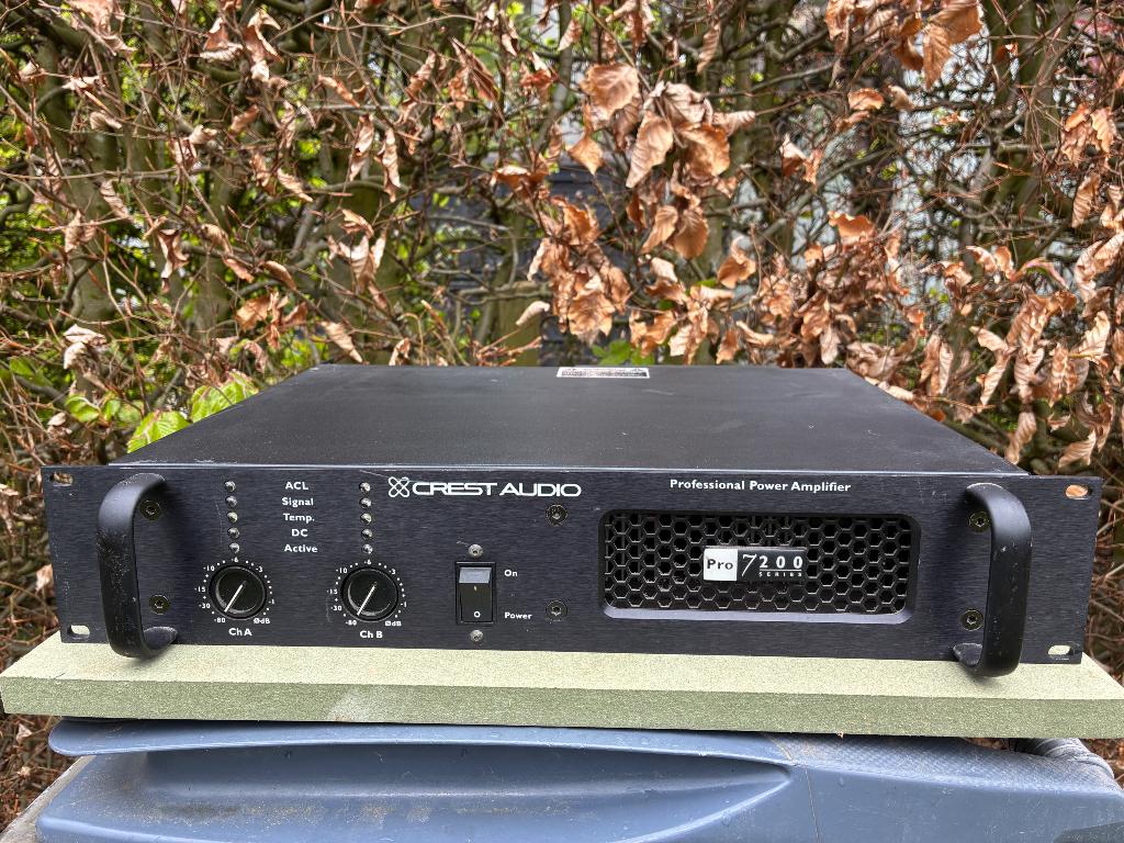 Crest Pro 7200, Ophalen, Zo goed als nieuw, Audio
