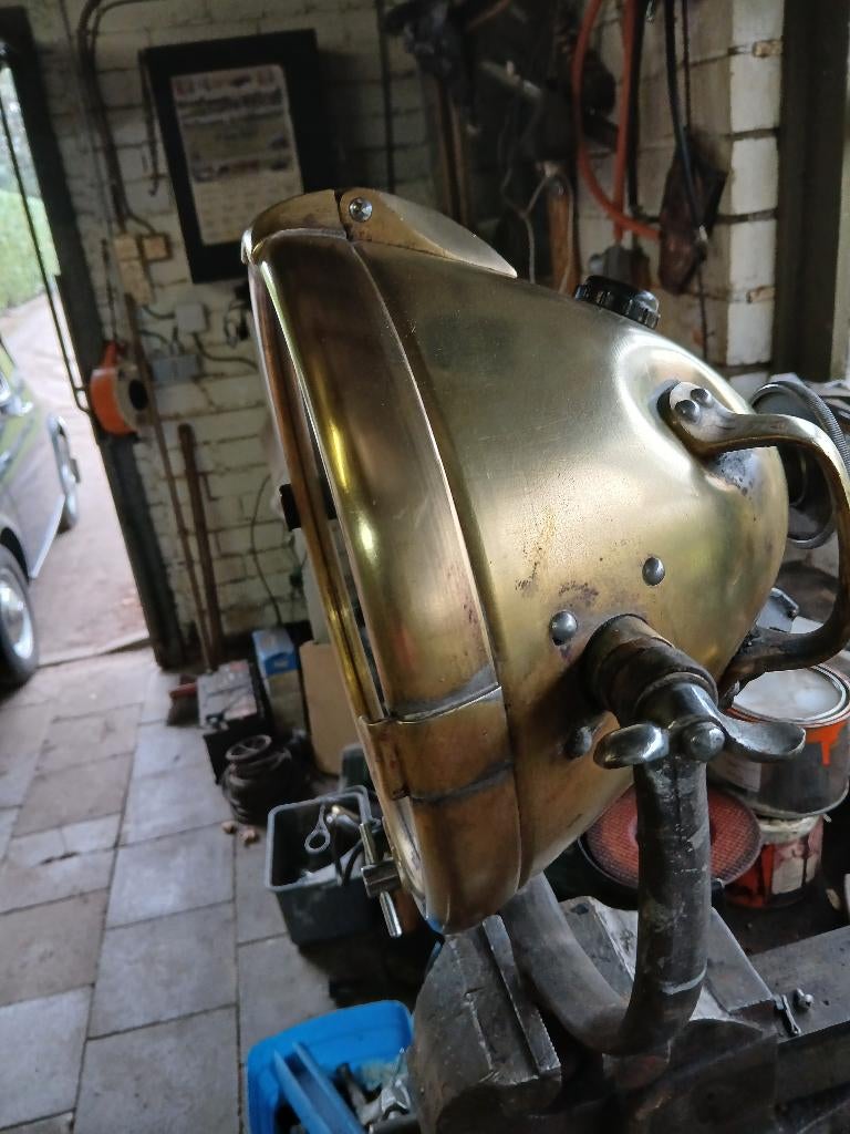 Scheeps lamp  koper, Verzamelen, Scheepvaart, Gebruikt, Ophalen of Verzenden