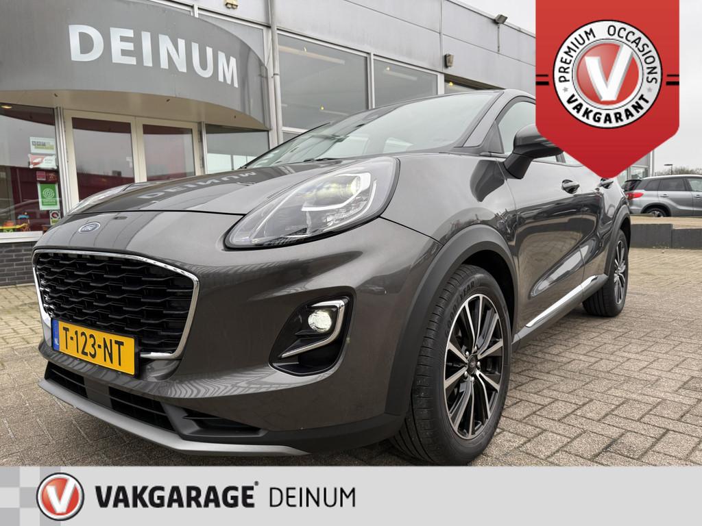 Ford Puma 1.0 EcoBoost Hybrid Titanium Navigatie, LED verl,, Auto's, Stof, Met garantie (alle), Bedrijf, Hybride Elektrisch/Benzine