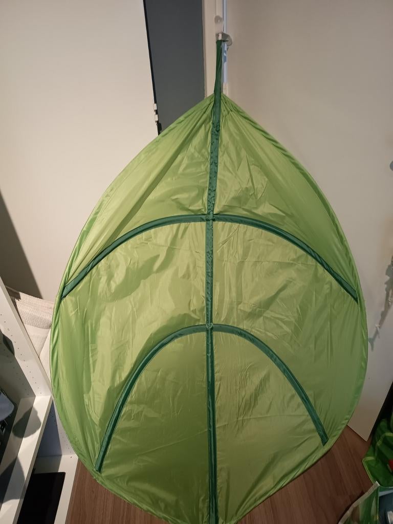 Löva bedhemel blad groen ikea, Ophalen, Zo goed als nieuw