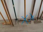 Tuingereedschap. Divers met steel. (6 stuks.), Ophalen, Gebruikt, Hark