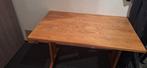 Houten eettafel/bureau - Gebruikt enkel ophalen, Gebruikt, 100 tot 150 cm, Rustiek, Functioneel, Tot twee personen