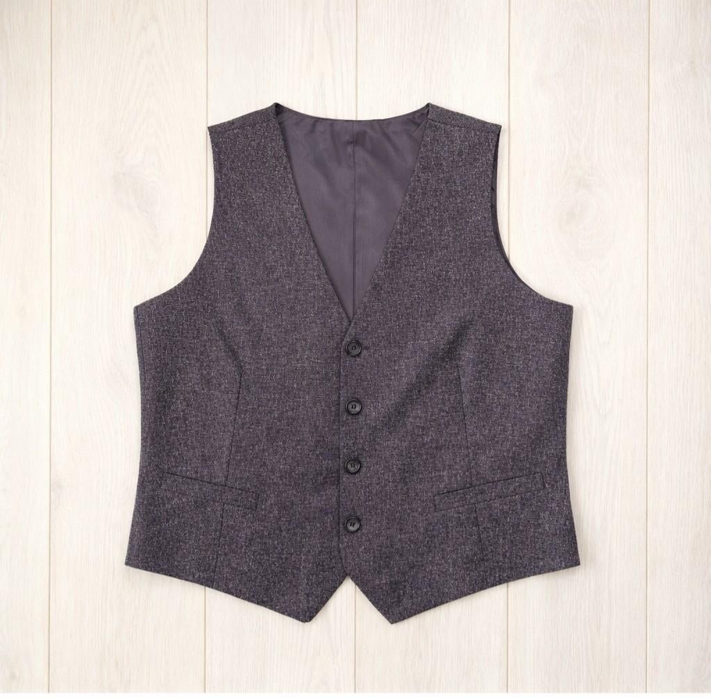 Donkergrijze gilet, Kleding | Heren, Bodywarmers, Ophalen of Verzenden, Zo goed als nieuw, Grijs