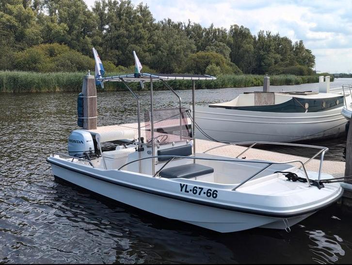 Topstaat Dory 17. Refit, zgan honda motor 100pk, Watersport en Boten, Vis- en Consoleboten, 70 pk of meer, 3 tot 6 meter, Benzine