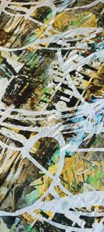 lap stof, Hobby en Vrije tijd, Stoffen en Lappen, Ophalen, Overige materialen, 120 cm of meer, Geel