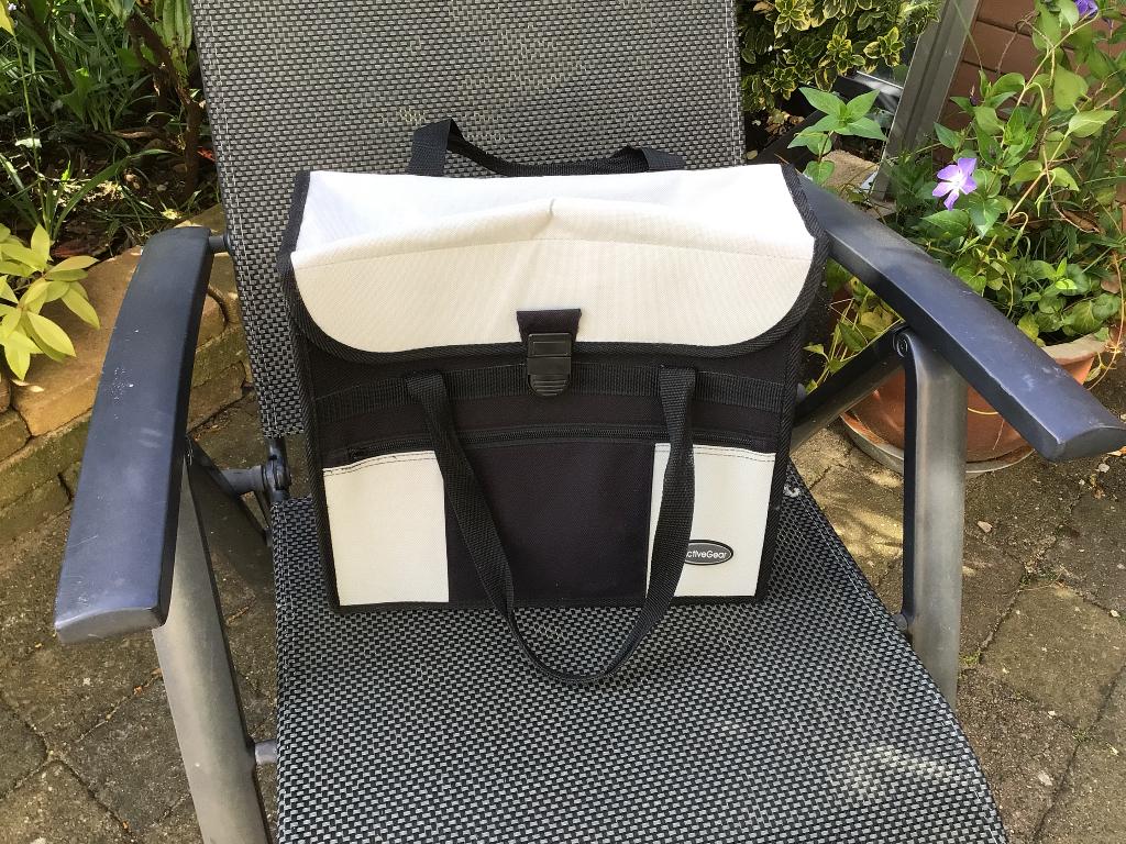 Afpak fietstas grijs 34x34x13, Ophalen of Verzenden, Gebruikt, ActiveGear